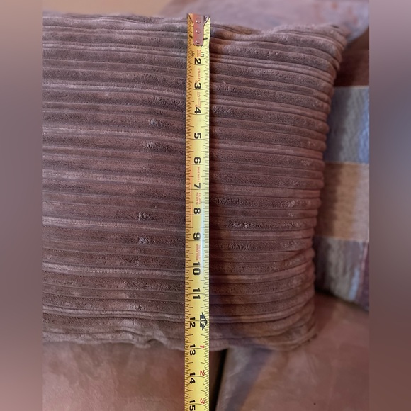 2 13”x13” Sage Decorative Pillows - Picture 5 of 5